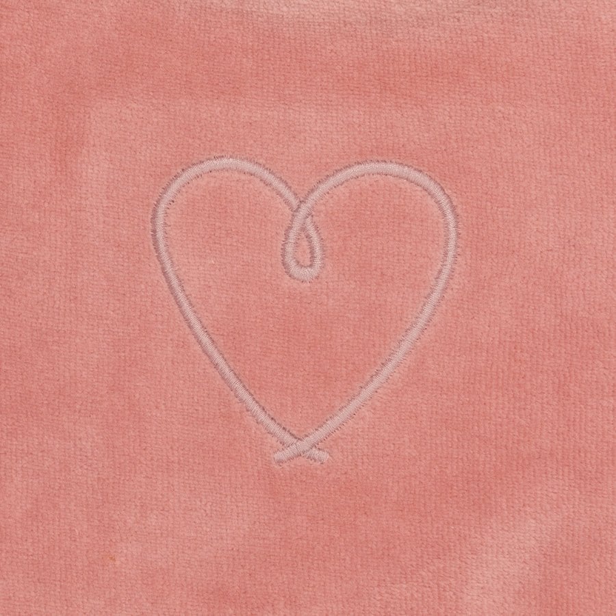 F&D Velours babypyjama | Sepia-roos