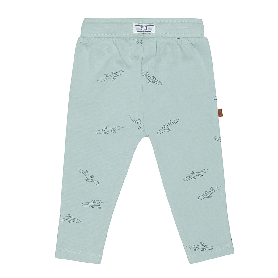 Pilot Club Baby Pants Airplane | Grijze mist