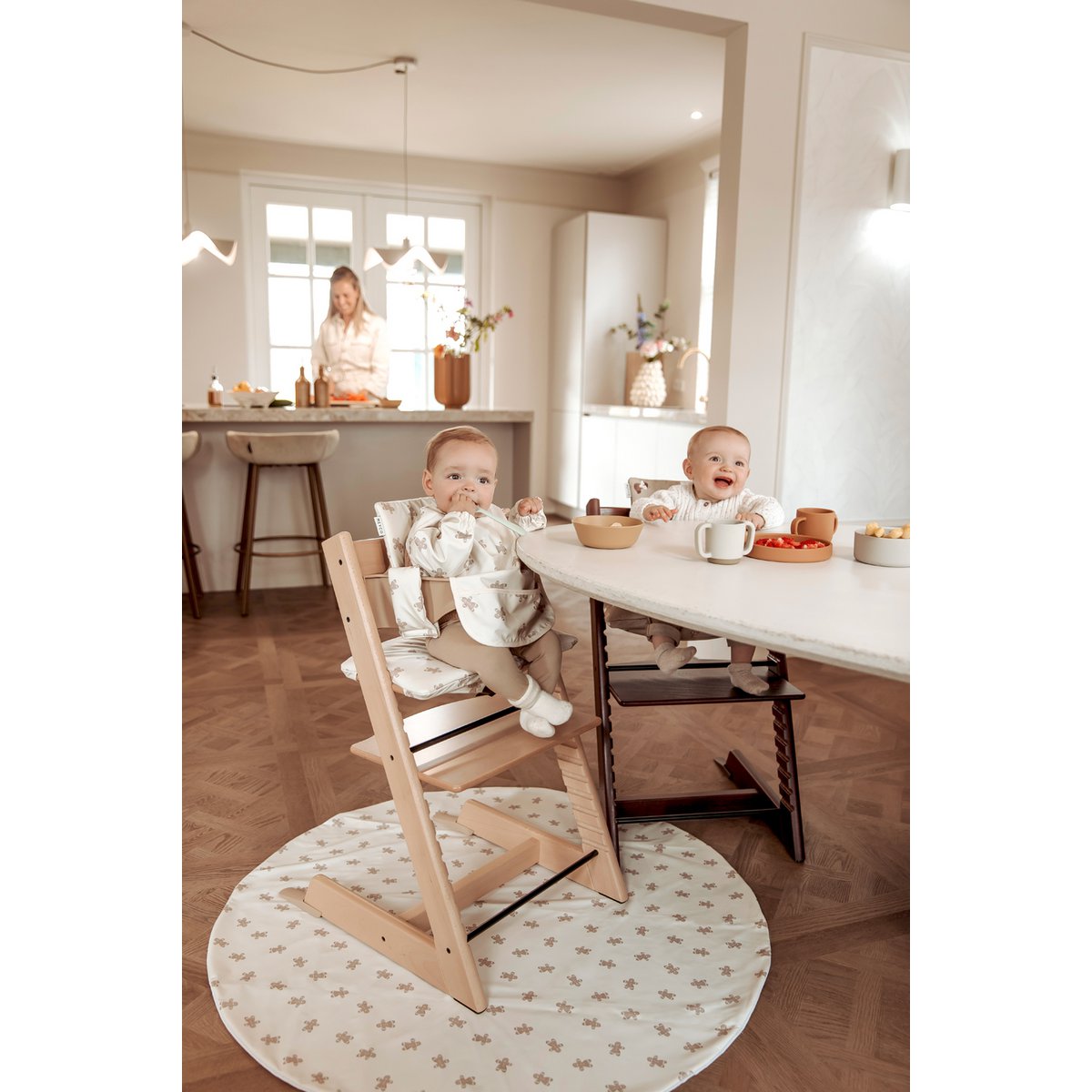 Stoelverkleiner meegroei Gingerbread Soft sand One size