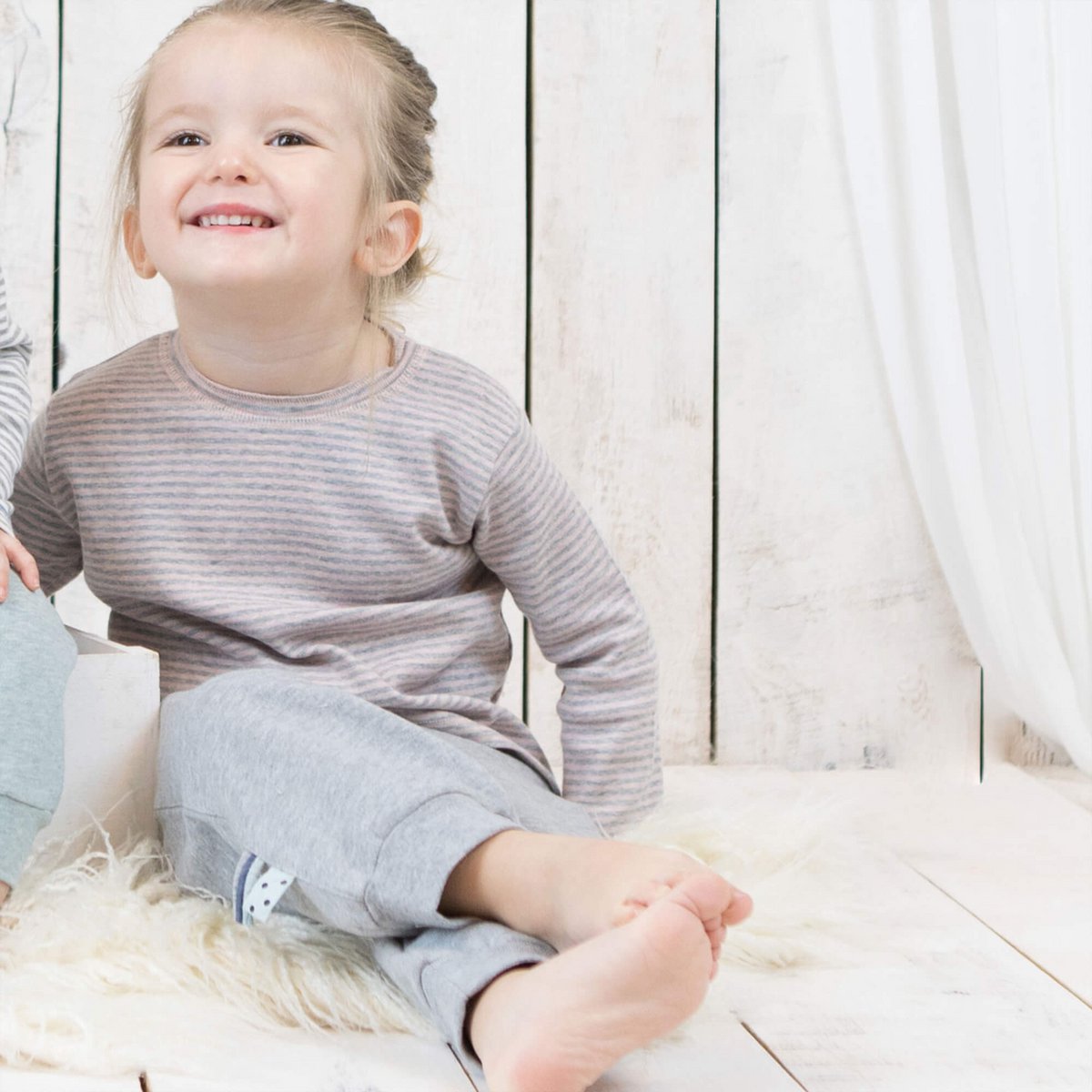 OrganicEra Biologische baby-joggingbroek, grijs