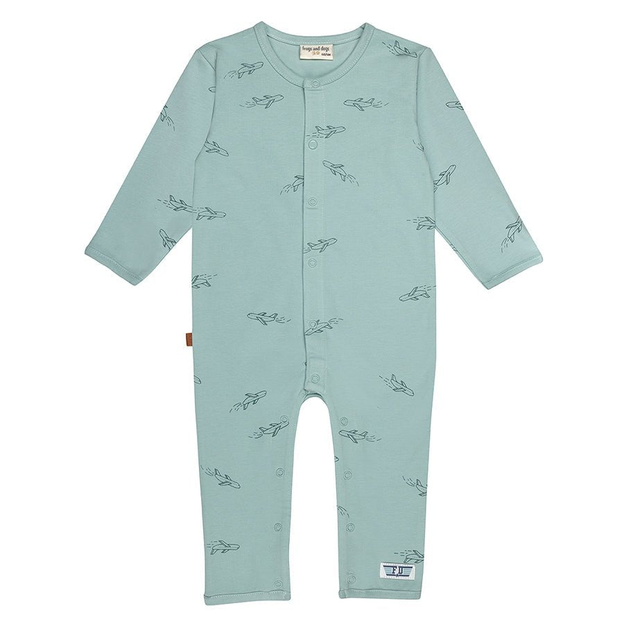 Pilot Club Baby onesie Airplane | Grijze mist