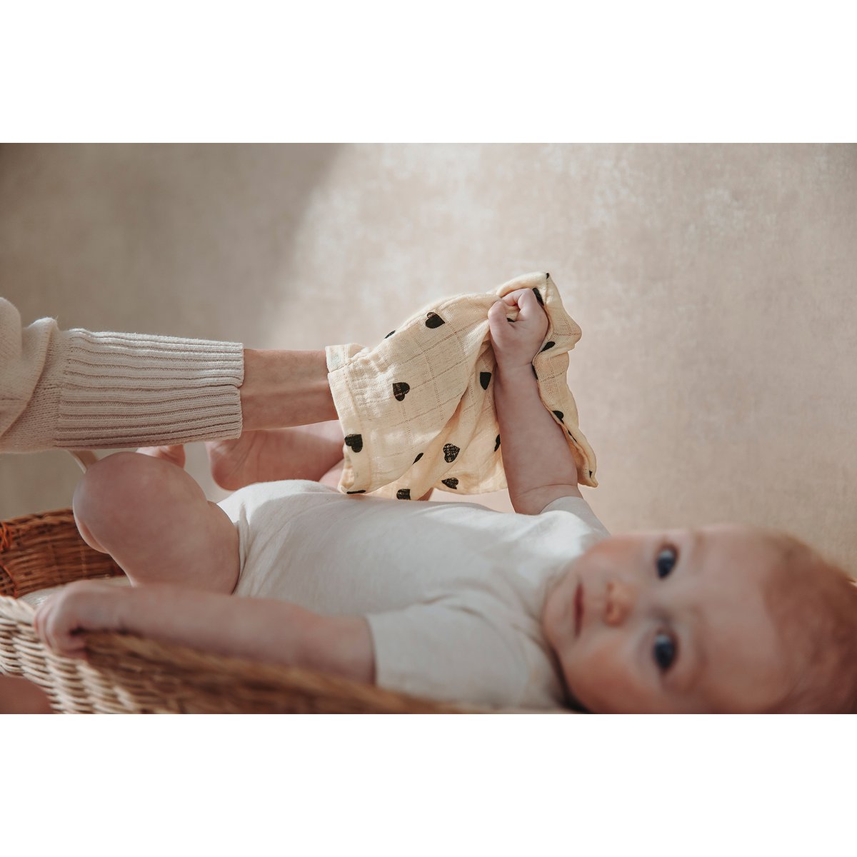 Hydrofiele doeken pre-washed Sweet Heart Soft Sand