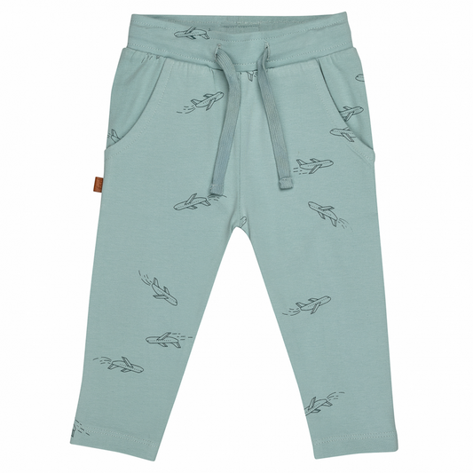 Pilot Club Baby Pants Airplane | Grijze mist