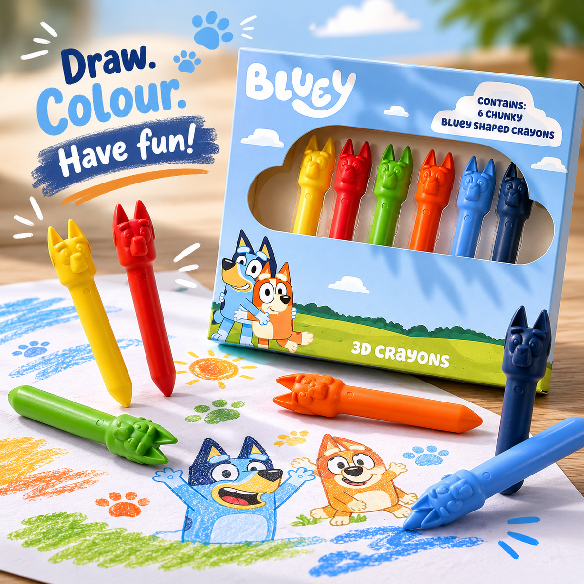 Bluey waskrijtjes