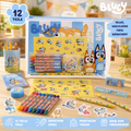 Bluey briefpapierset 12 -delig