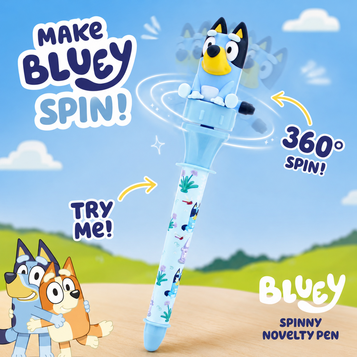 Bluey - Spinny Stift