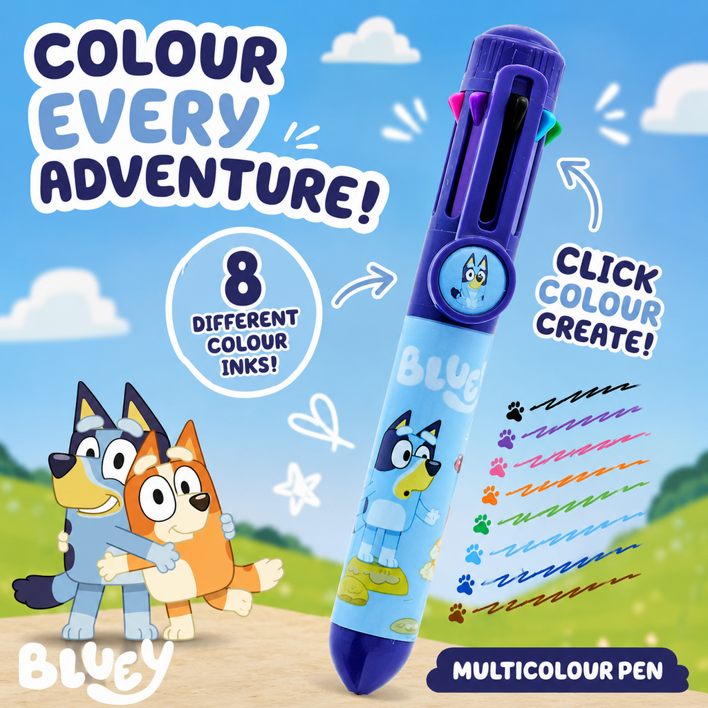 Bluey - Pen 8 in 1