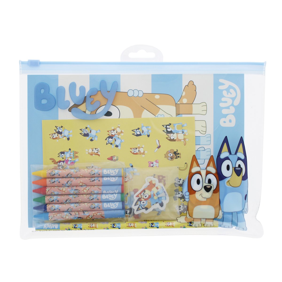 Bluey briefpapierset 12 -delig