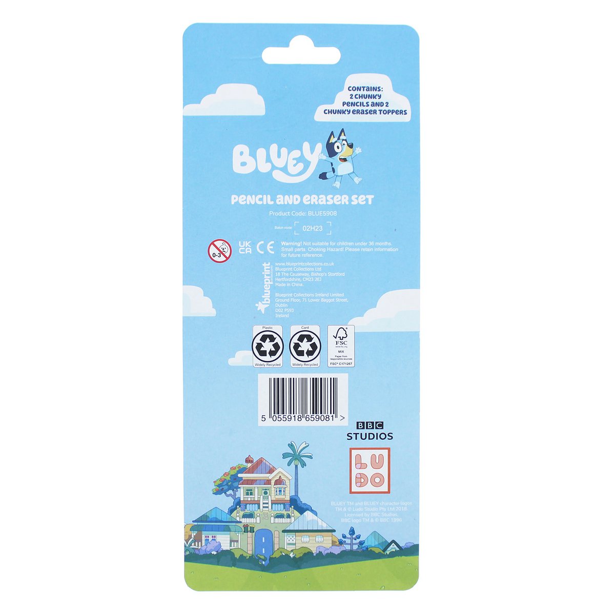 Bluey  schrijfwarenset