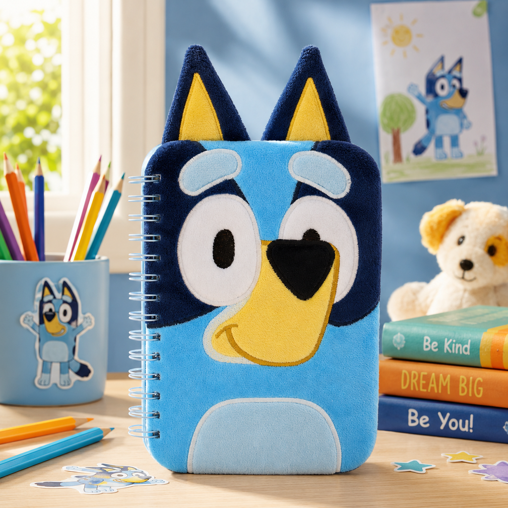 Bluey - Pluche notitieboekje