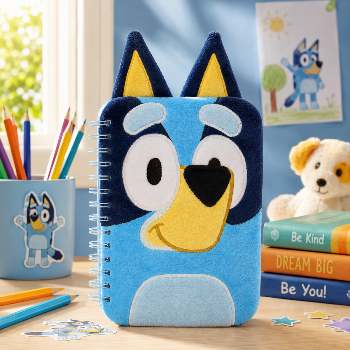 Bluey - Pluche notitieboekje