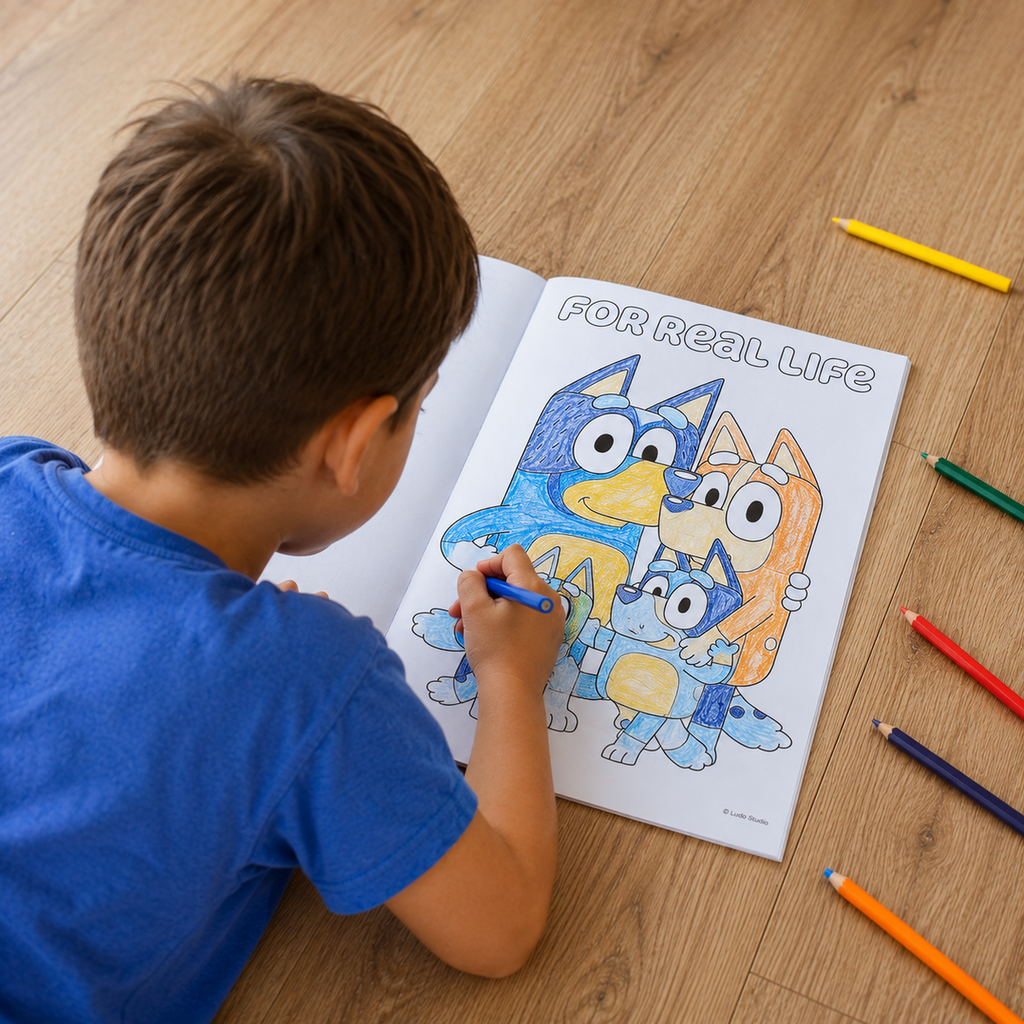 Bluey kleurboek