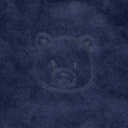 F&D velours babyrompertje | Patriottisch blauw