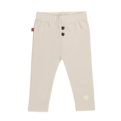 Volg je hart Baby Legging | Zilvergrijs