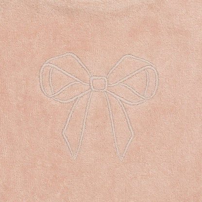 F&D Velours babypyjama | Sepia-roos