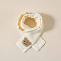 Hydrofiele Herfst Sjaal met Berenapplicatie - Beige