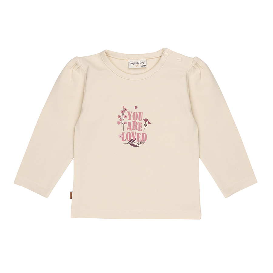 Je bent geliefd baby shirt | Zandhell