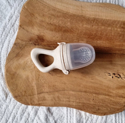 Fruitvoeder Fopspeen - Beige Gestippeld