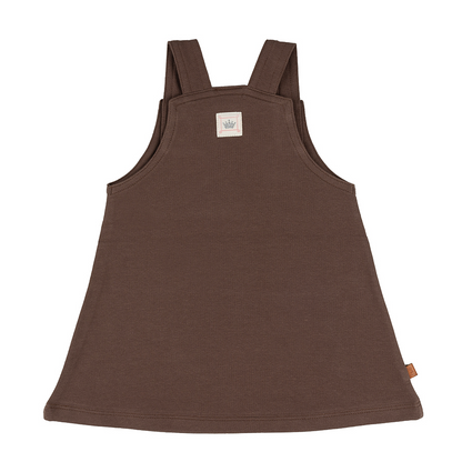 Ballerina Baby Dress Bow | Zegel bruin