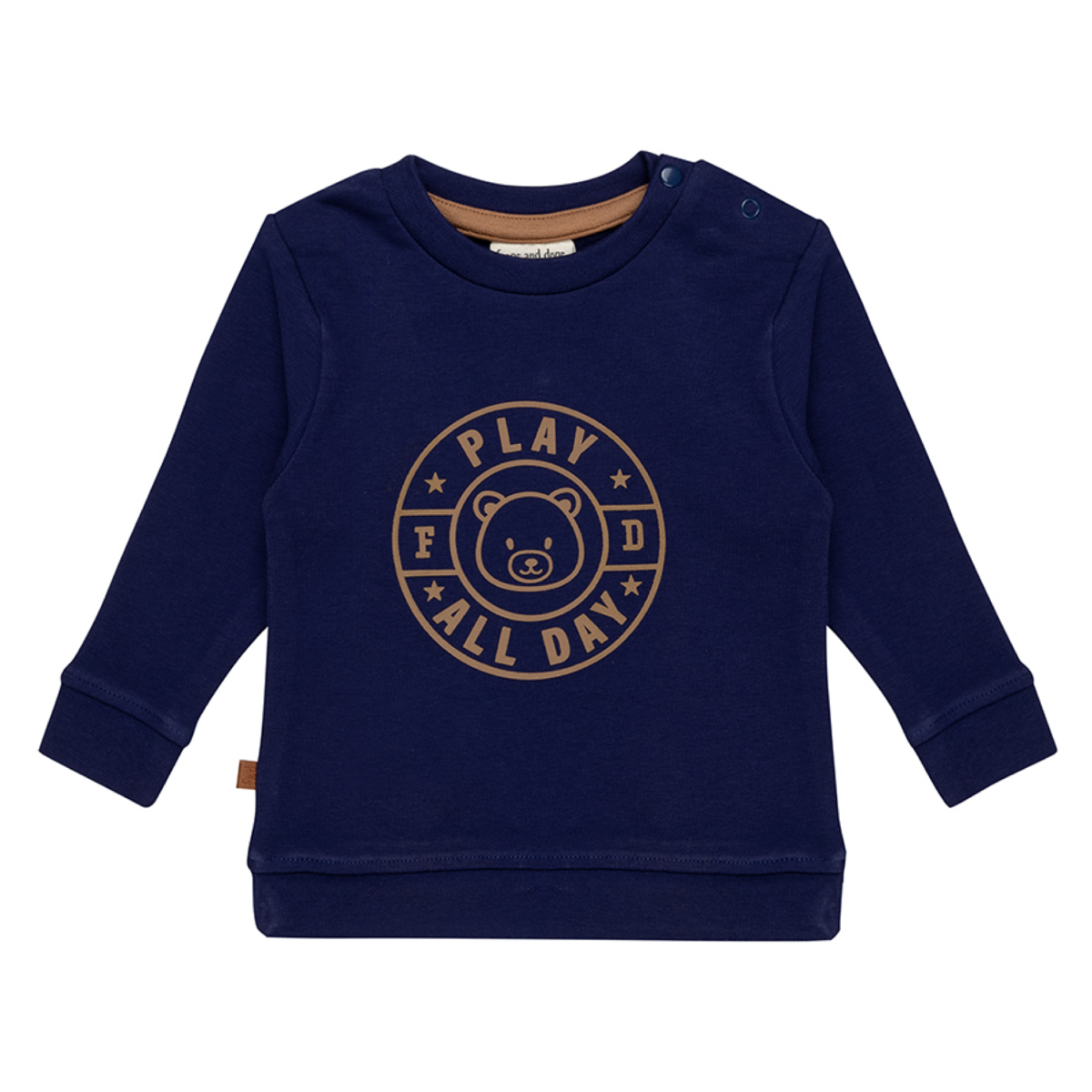 Speel de hele dag Kids Sweater Emblem | Patriot blauw