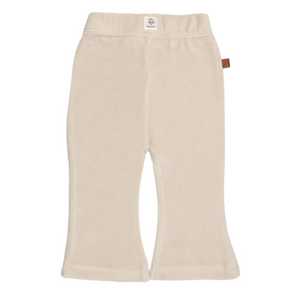 Volg je hart Baby Velvet Pants | Zilvergrijs