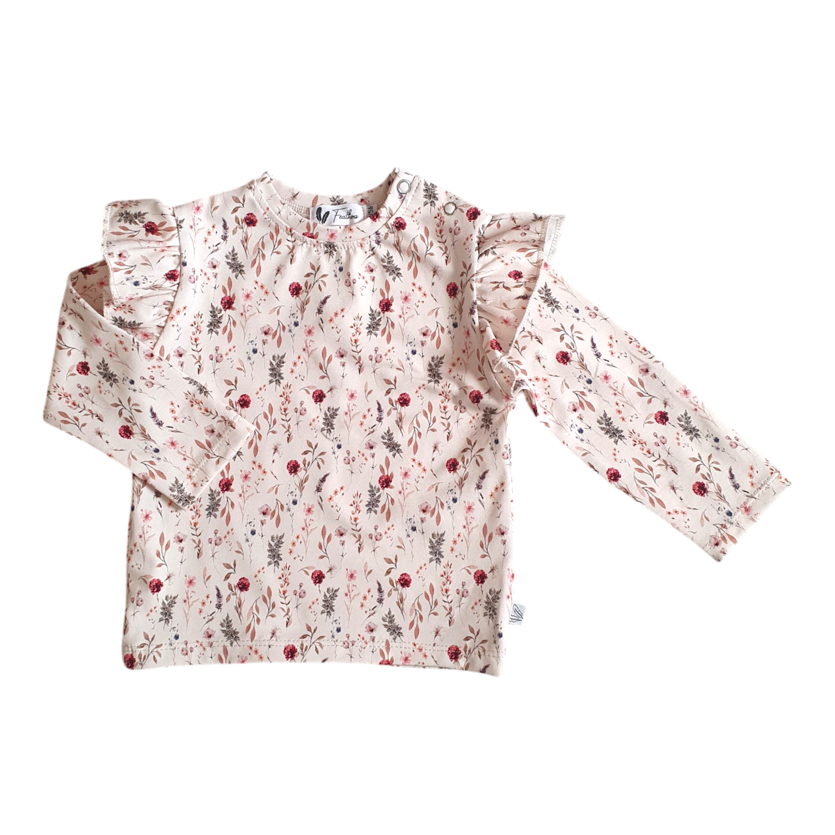 Longsleeve ruffle romantic flower