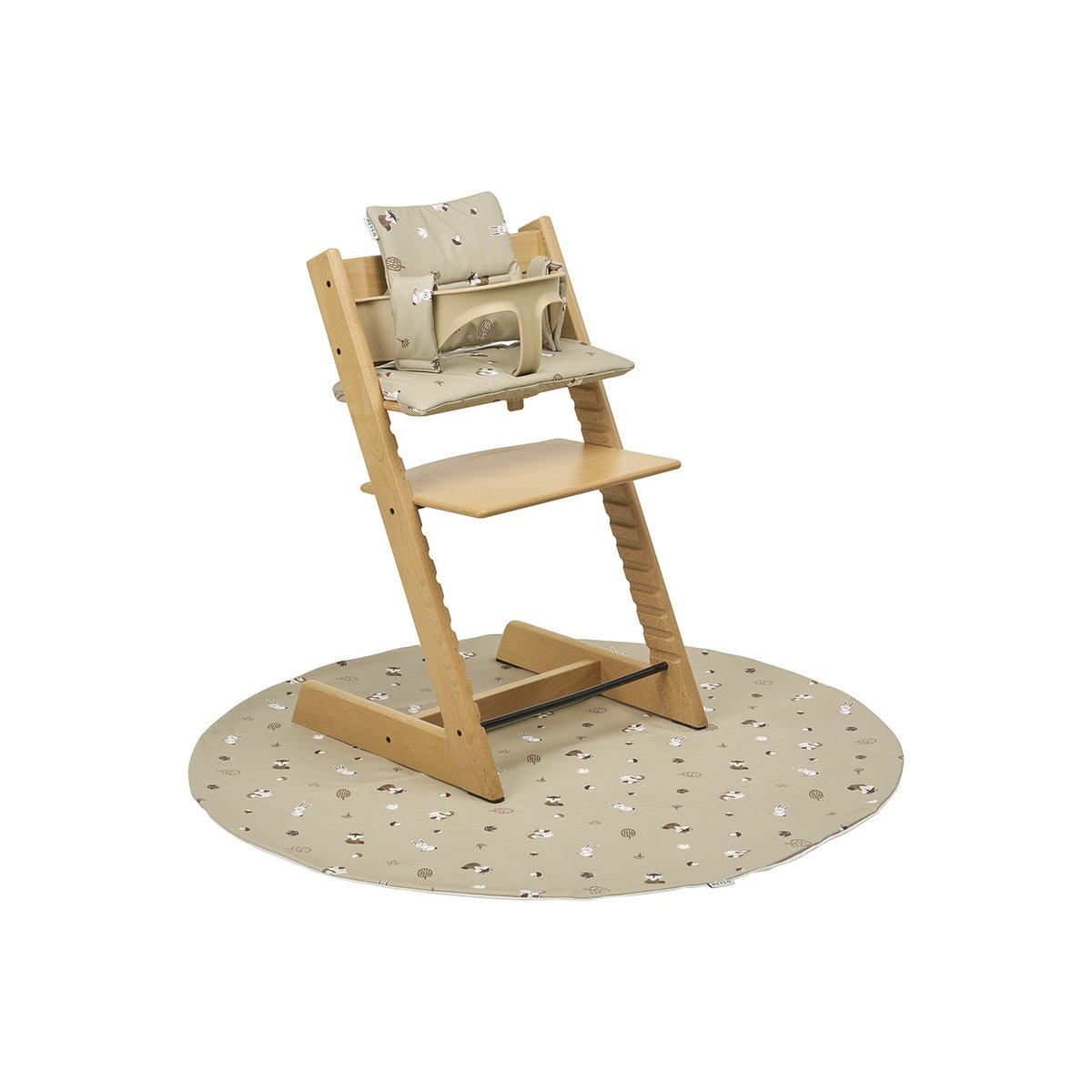 Stoelverkleiner meegroei Forest Animals Sand One size