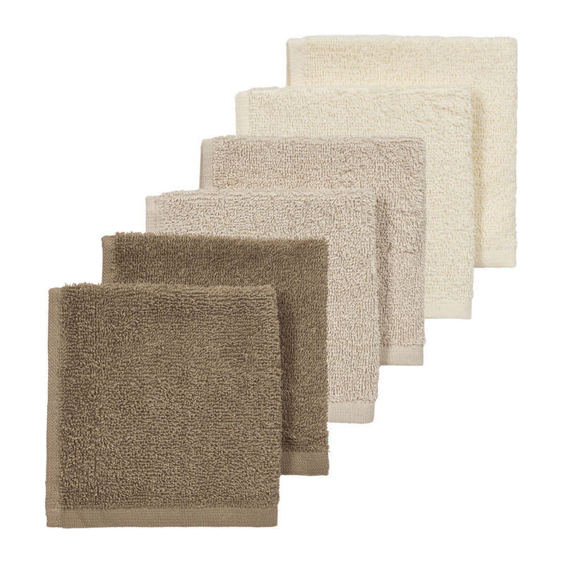 Monddoekjes badstof Natural/Soft Sand/Taupe