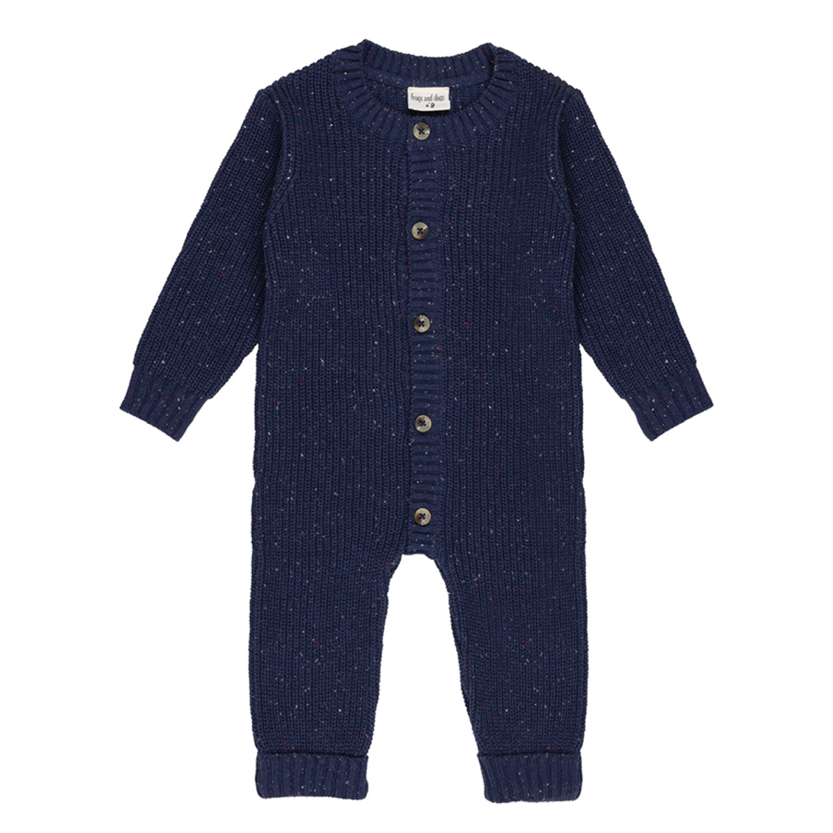 Strooi gebreide onesie | Patriottisch blauw