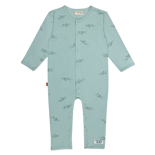 Pilot Club Baby onesie Airplane | Grijze mist