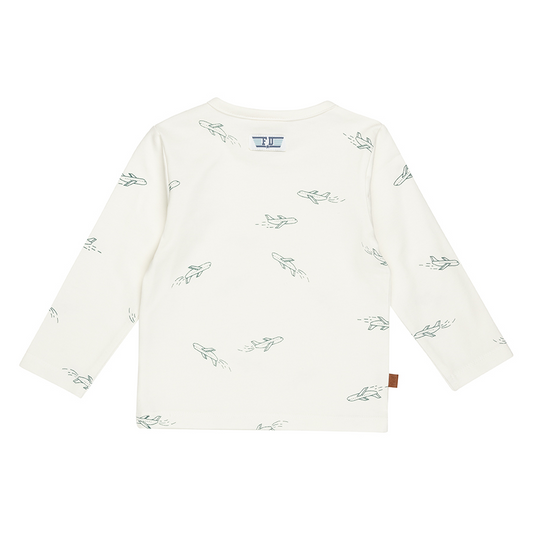 Pilot Club Baby Shirt Airplane | Wit alyssum