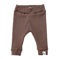 Newborn broekje rib jersey mocha