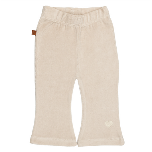 Volg je hart Baby Velvet Pants | Zilvergrijs
