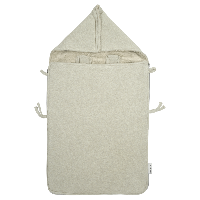 Voetenzak Knit basic Sand Melange