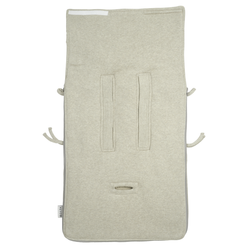 Voetenzak Knit basic Sand Melange