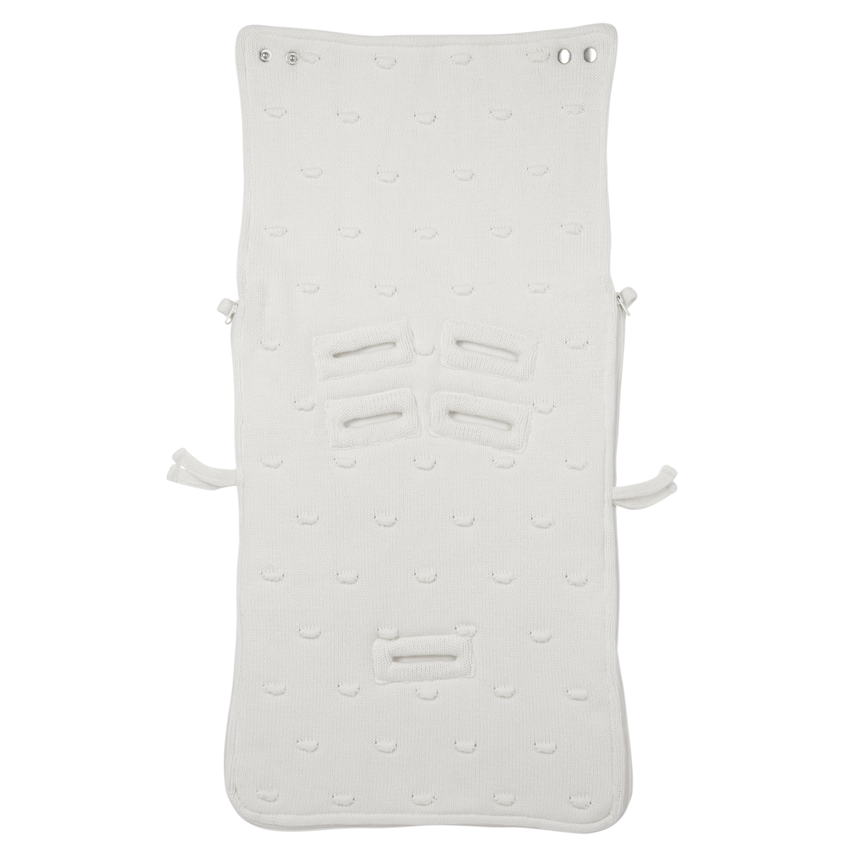 Voetenzak Knots velvet Offwhite