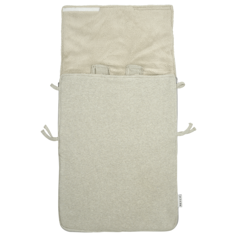 Voetenzak Knit basic Sand Melange