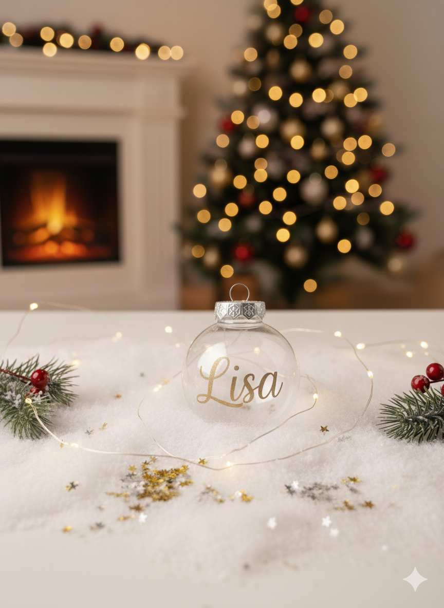 Kerstbal met naam