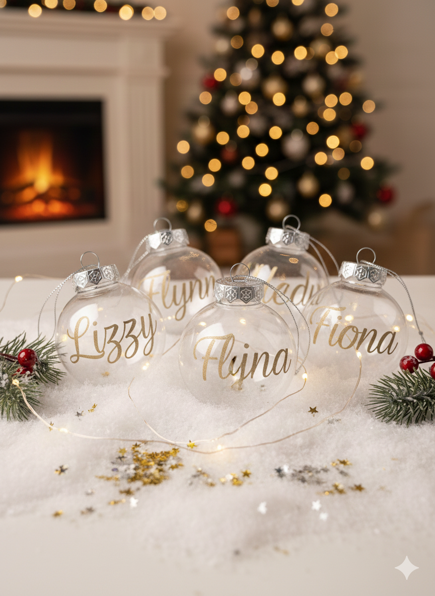 Kerstbal met naam