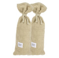 Meyco baby uni kruikenzak -2- pack - badstof- sand